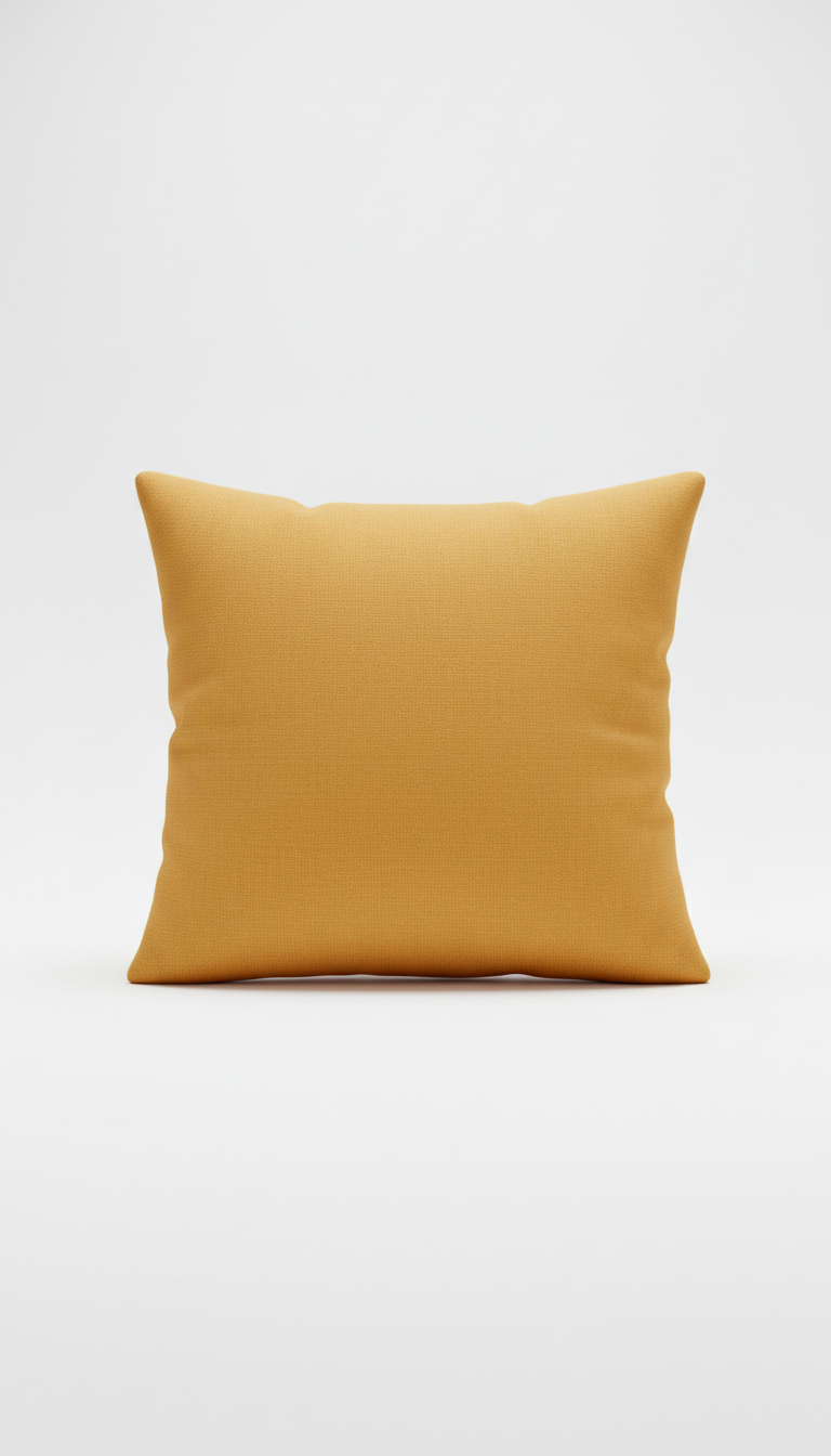Stain resistant pillow sham with crisp edging