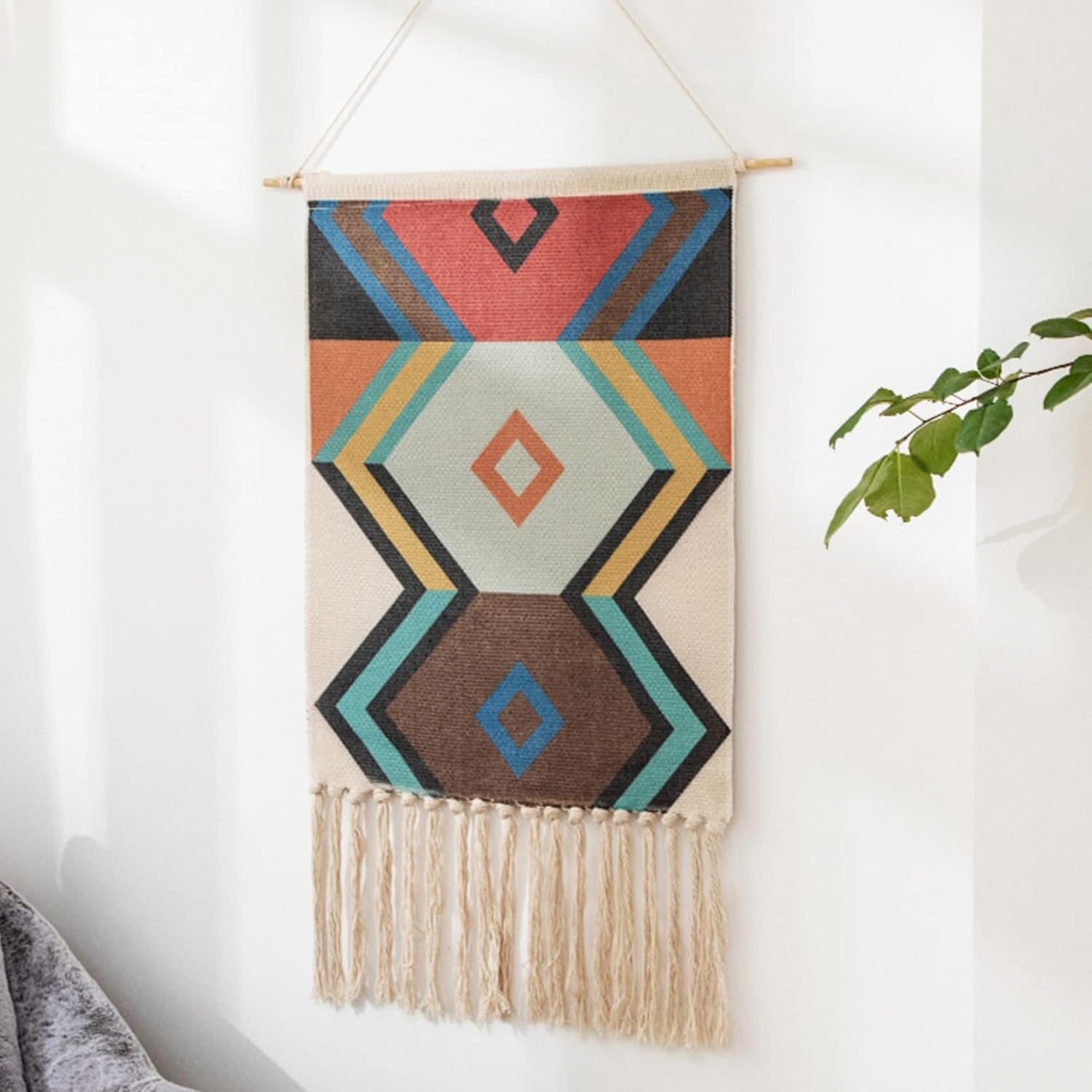 Handmade Tassel Woven Boho Macrame Wall Hanging