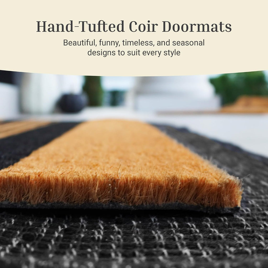Coir Do Good Things Non Slip Welcome Doormat