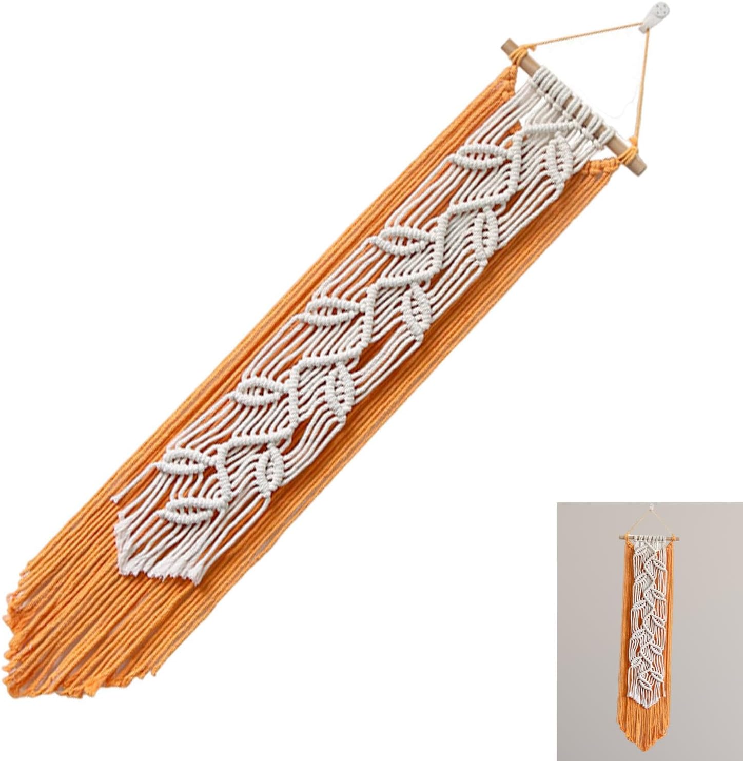 Hand Woven Tassel Boho Macrame Wall Hanging Decor