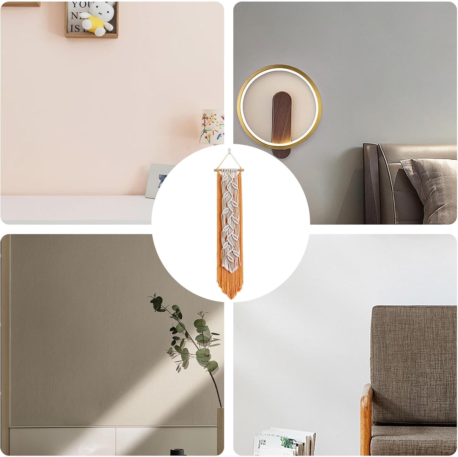 Hand Woven Tassel Boho Macrame Wall Hanging Decor