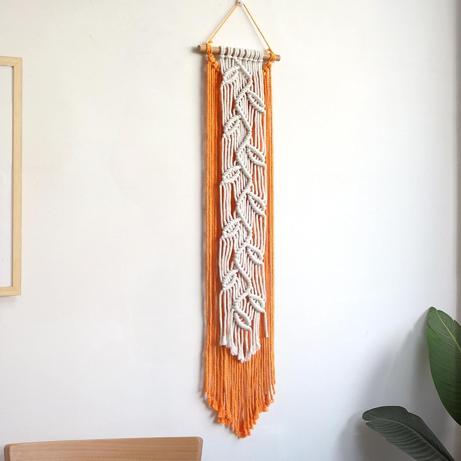 Hand Woven Tassel Boho Macrame Wall Hanging Decor