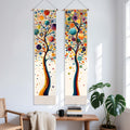 2 Pack Brown Tree Life Vertical Tassel Tapestries