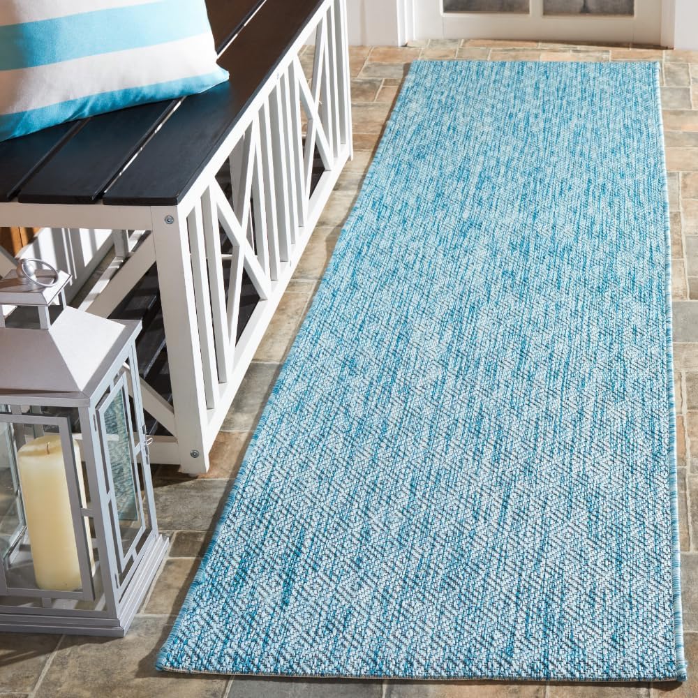 Aqua Waterproof Indoor Outdoor Courtyard Runner Rug
