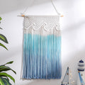 Coastal Macrame Tassel Ocean Wave Wall Hanging