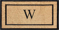 Large Monogrammed Coir Rubber Entry Doormat