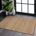 Hand Braided Reversible Jute Boho Runner Rug